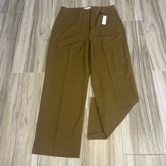 Banana Republic Pants - NWT Banana Republic Wool Straight 16 Pants Brown Tailored Career‎ Minimalist